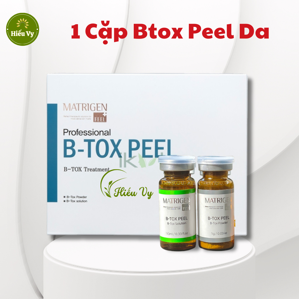 1 Cặp Btox Peel Thay Da Sinh Học Hàn Quốc 2 Màu | Vi Kim Tảo Biển Btox