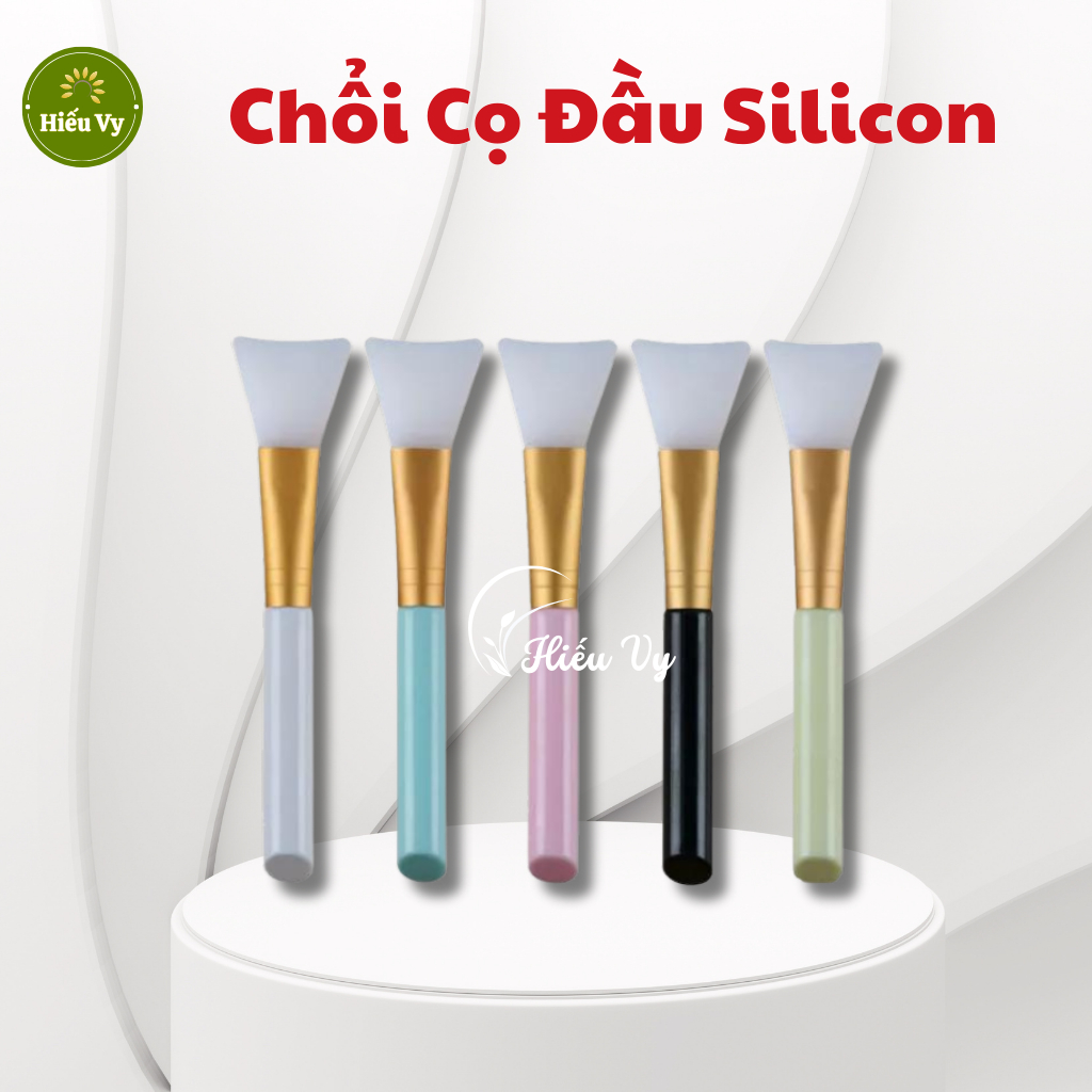Chổi Cọ Quét Mặt Nạ Silicon 14x3cm l Chổi Đắp Mặt Nạ Mềm Chuẩn Spa