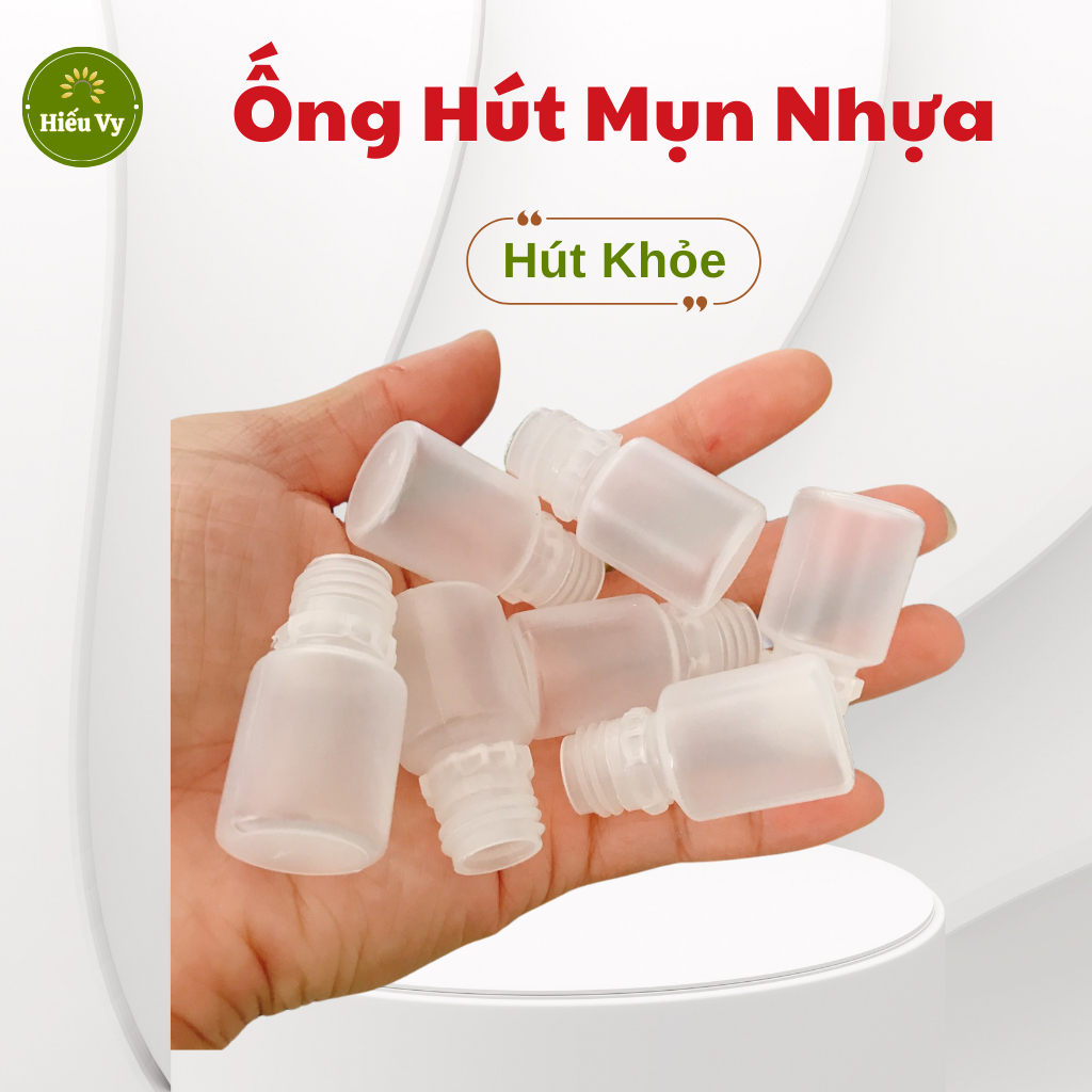 100 ống nhựa hút mụn mủ, hút máu bầm