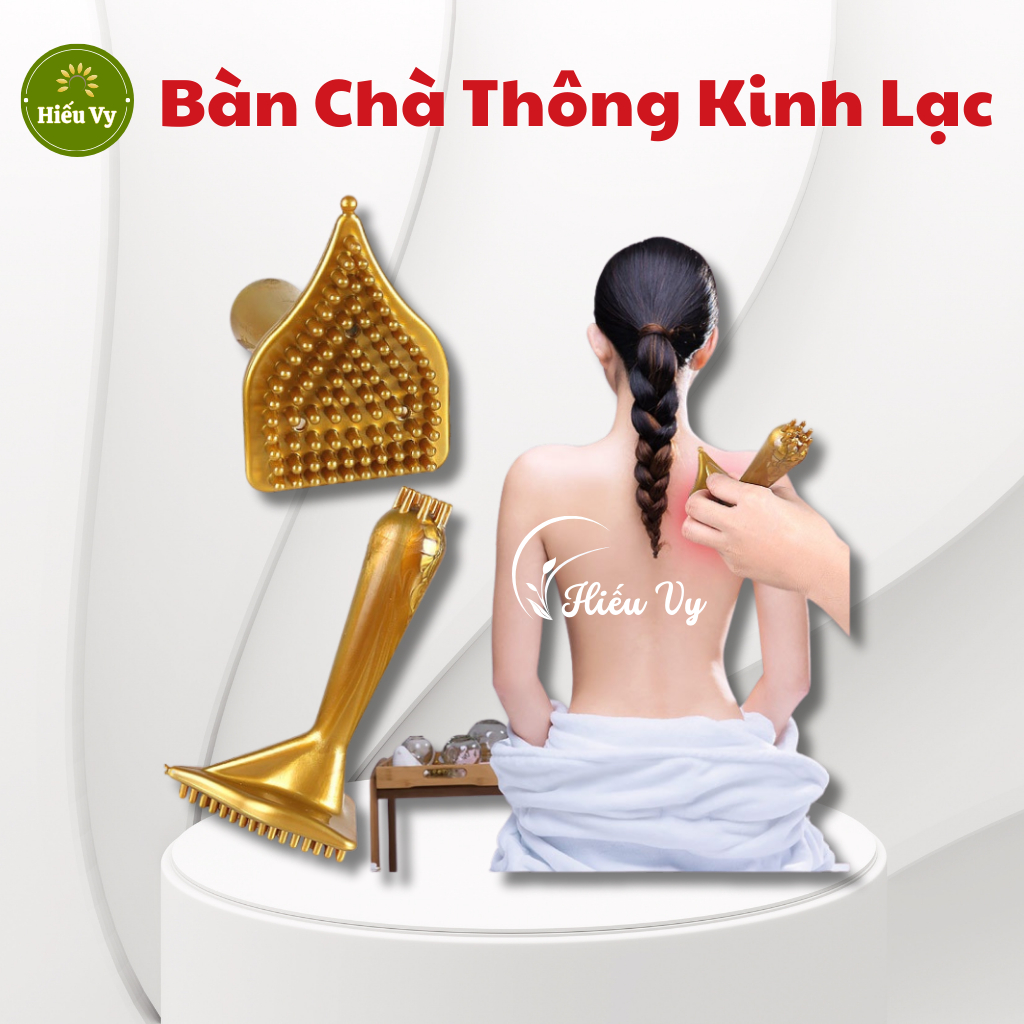 Bàn chà vàng massage cổ vai gáy, body, đả thông kinh lạc | Bàn chải tiên vàng dưỡng sinh cổ vai gáy
