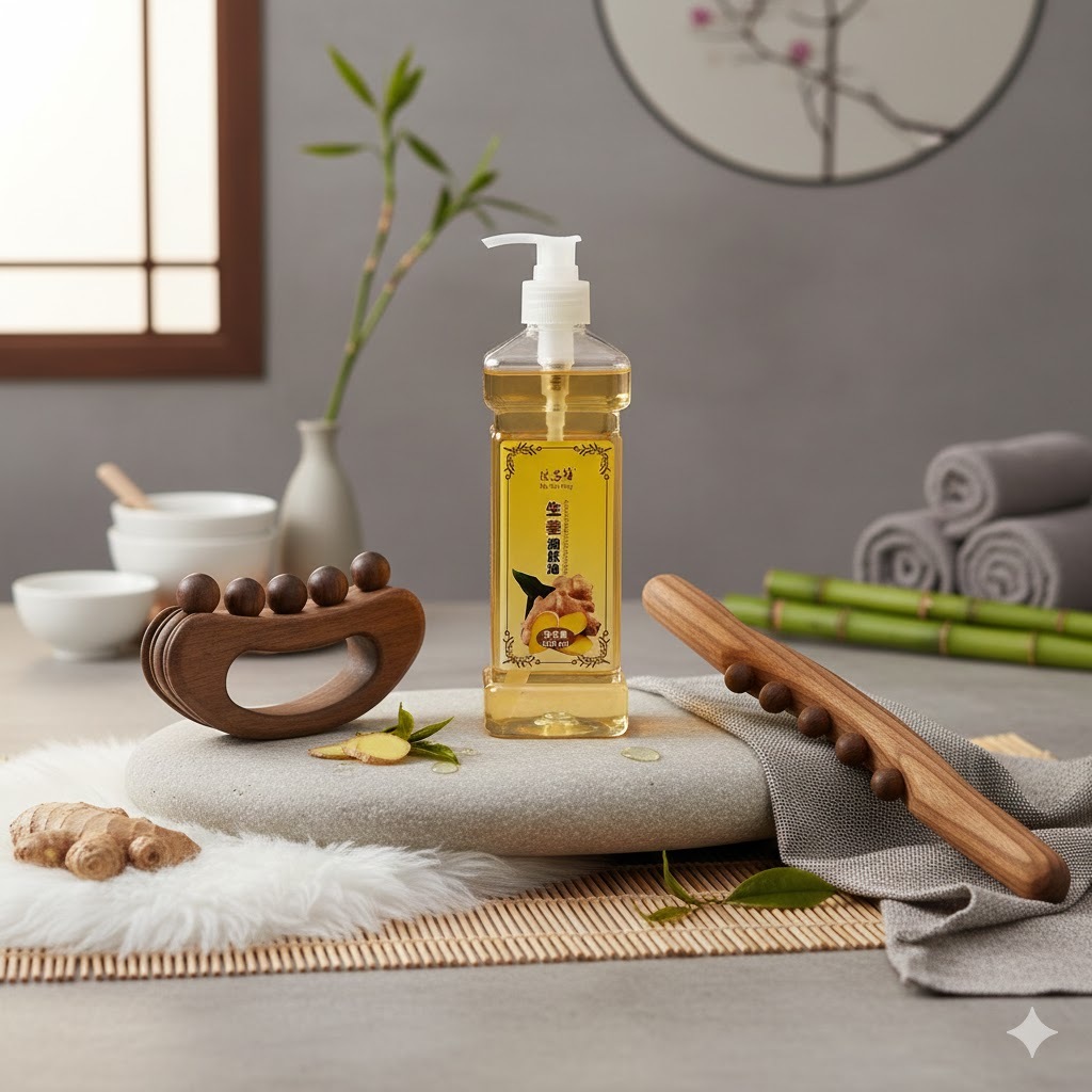 Dụng cụ massage body. vai gáy, bàn chân 5 hạt gỗ thật nguyên khối, vòng gỗ massage 5 hạt, gậy gỗ massage 5 hạt