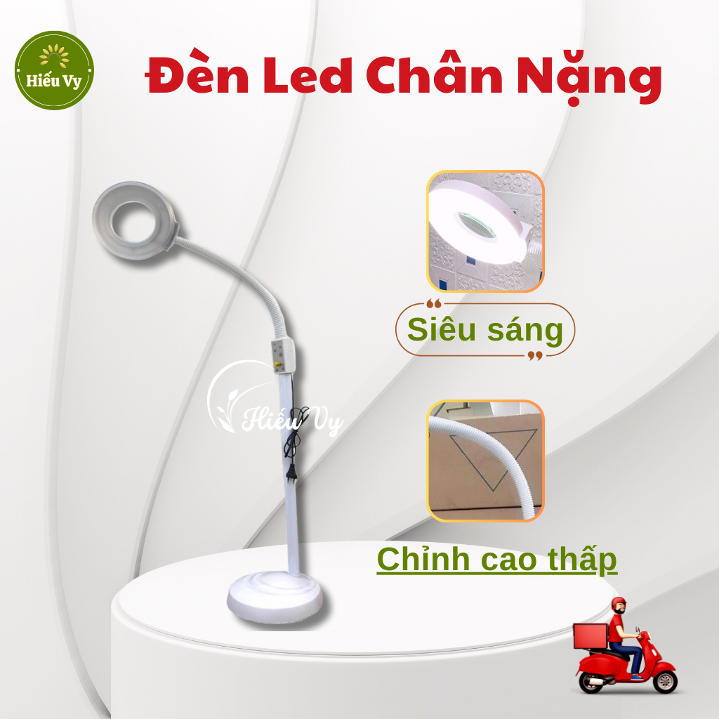 Đèn Led Đế Đặc Cho Spa/TMV | Đèn Led Nặn Mụn, Nối Mi, Phun Xăm Thẩm Mỹ