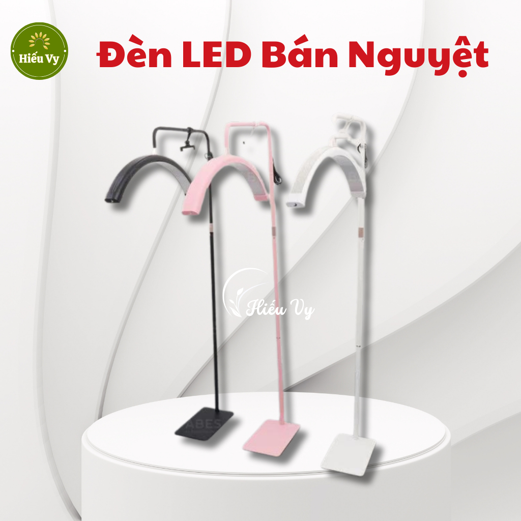 Đèn Led bán nguyệt chữ C tùy chỉnh chiều cao, 3 màu ánh sáng siêu sáng cho spa, phun xăm, nối mi