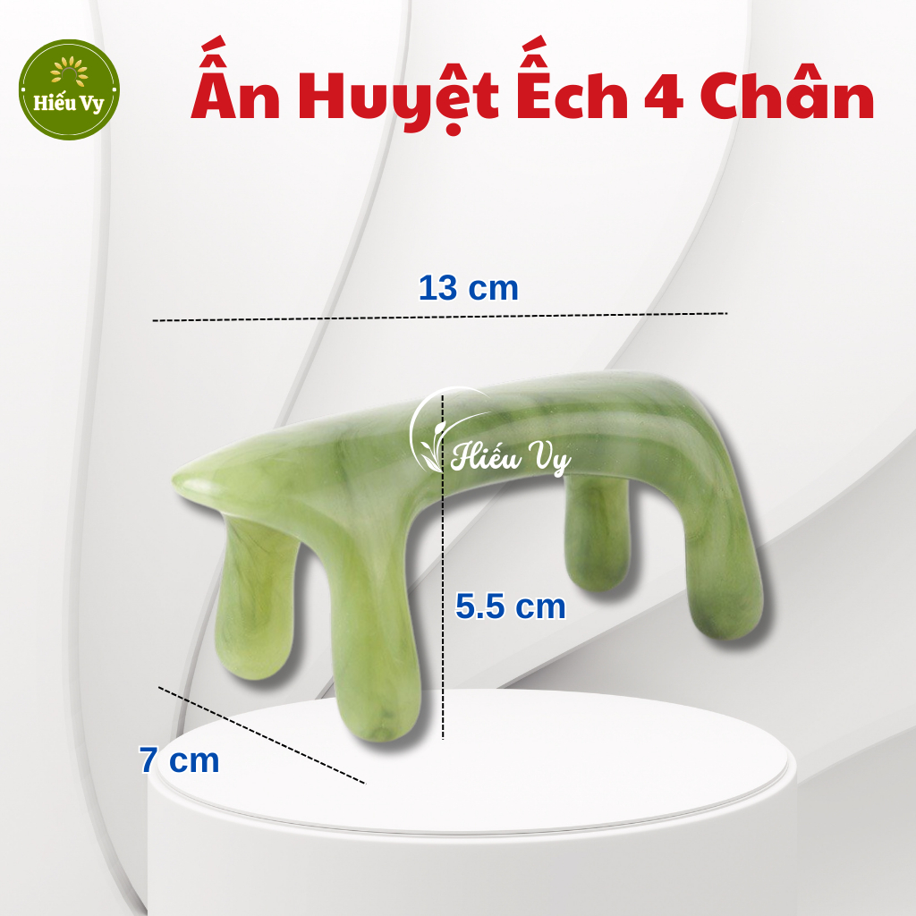 Dụng cụ ấn huyệt Ếch xanh 4 chân chắc chắn | Con Cưu ấn huyệt 4 chân giảm đau mỏi vai gáy, lưng cho spa