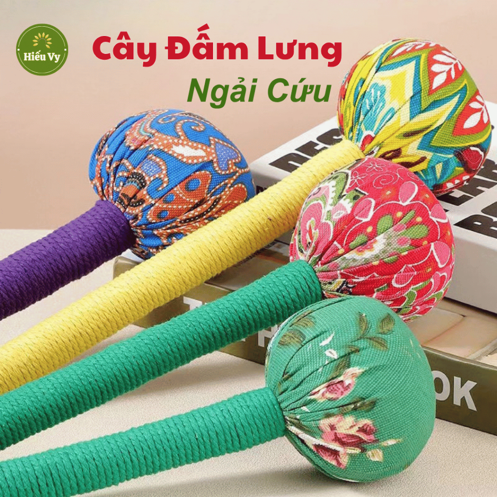 Cây đấm lưng ngải cứu 31cm giúp giảm đau nhức mỏi, thư giãn