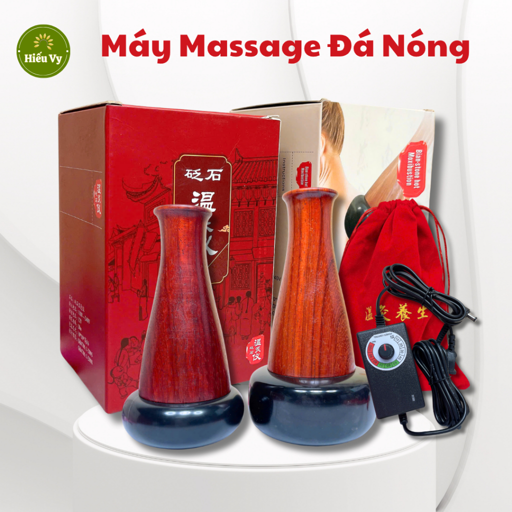 Máy đá nóng điện chỉnh nhiệt độ đả thông kinh lạc, massage body, cổ vai gáy và dưỡng sinh