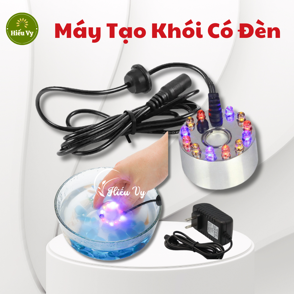Máy tạo khói có đèn dùng trong spa dưỡng sinh, tạo khói tiểu cảnh, bể cá, hòn non bộ...