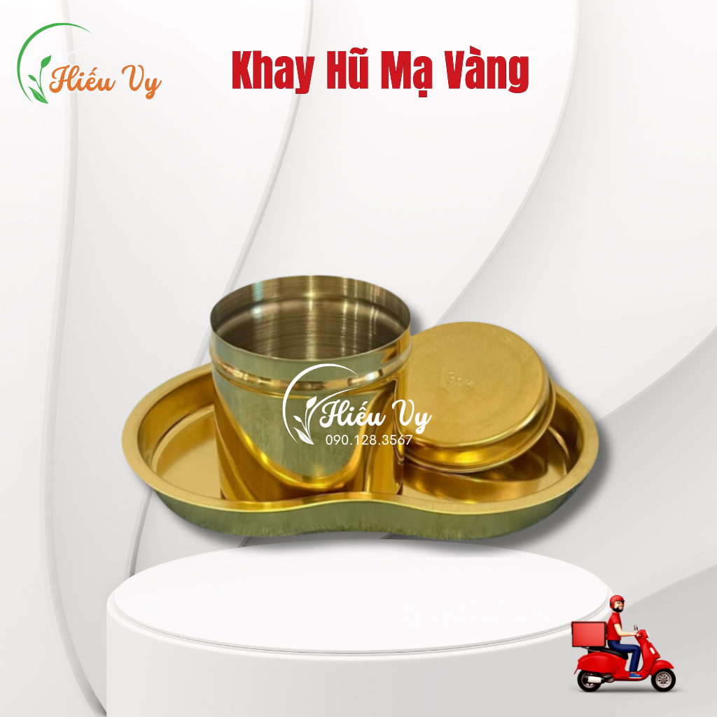Combo khay hũ vàng