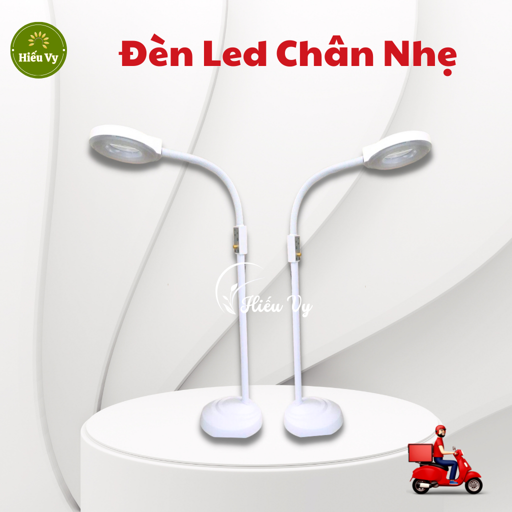 Đèn Led Chân Nhẹ Nối Mi, Nặn Mụn, Phun Xăm 120 Bóng Siêu Sáng l Bảo Hành 12 Tháng