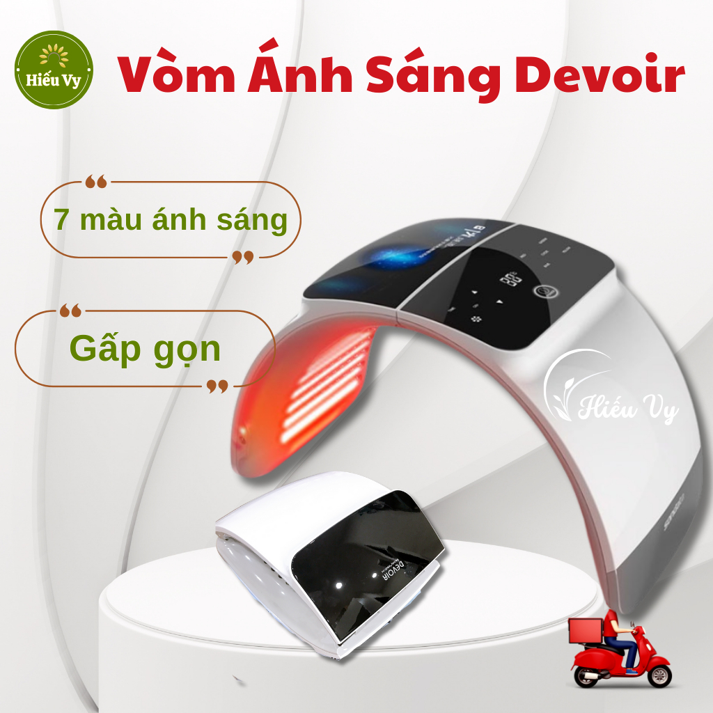 Vòm Ánh Sáng Sinh Học 7 Màu Cảm Ứng PDT Devoir Hàn Quốc Bổ Sung Ca2+ Chống Oxy Hóa Hydrogen