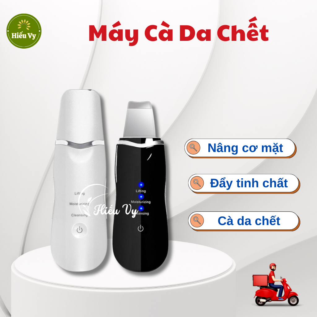 Máy Cà Da Chết, Máy Sủi Da Chết Tích Điện UltraSonic Shovel l Máy Cà Da Chết  Beauty Star
