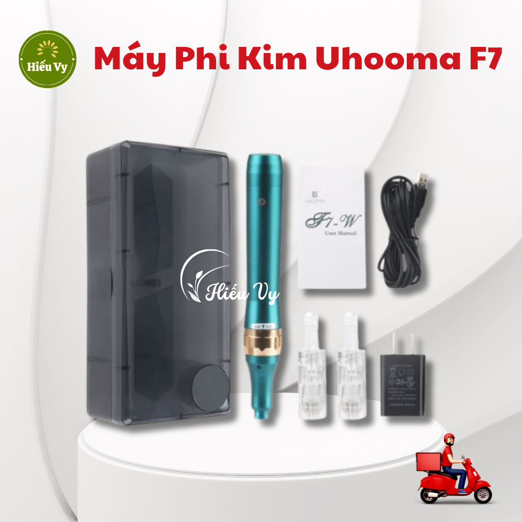 Máy phi kim Uhooma F7 chính hãng kèm 2 kim nano | Máy cấy tảo, cấy trắng, cấy tinh chất cho spa