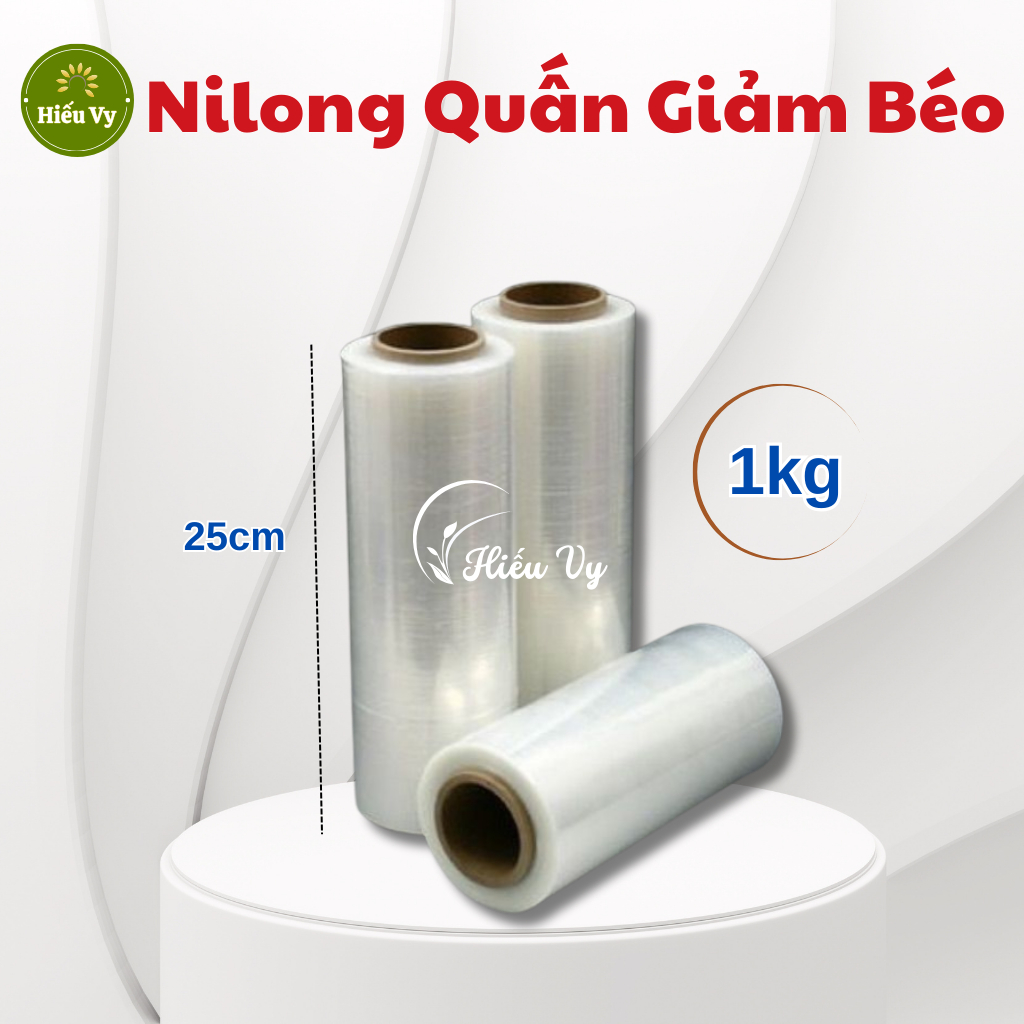 Cuộn Nilong, Màng PE, Màng Co Quấn Bụng Giảm Béo 1kg x 25cm