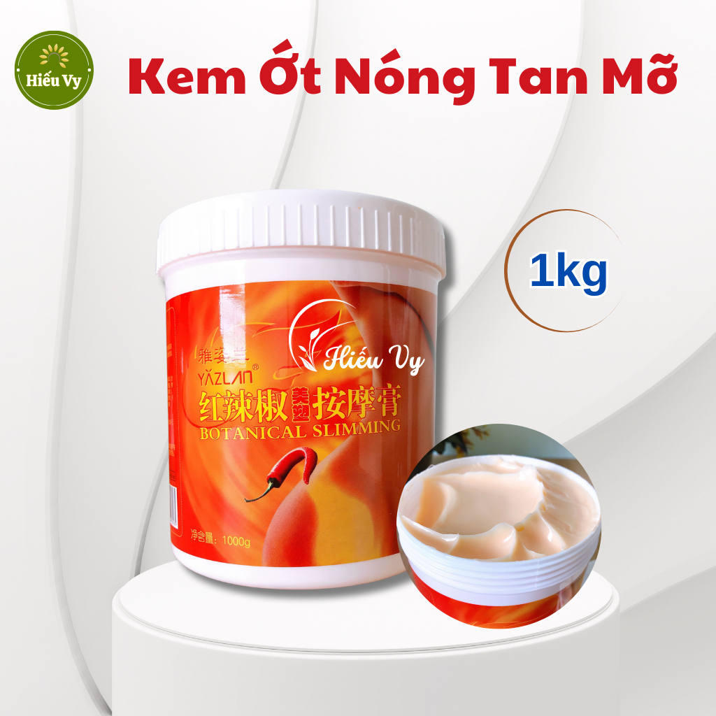 Kem Ớt Tan Mỡ Bụng Giảm Béo YAZLAN 1kg