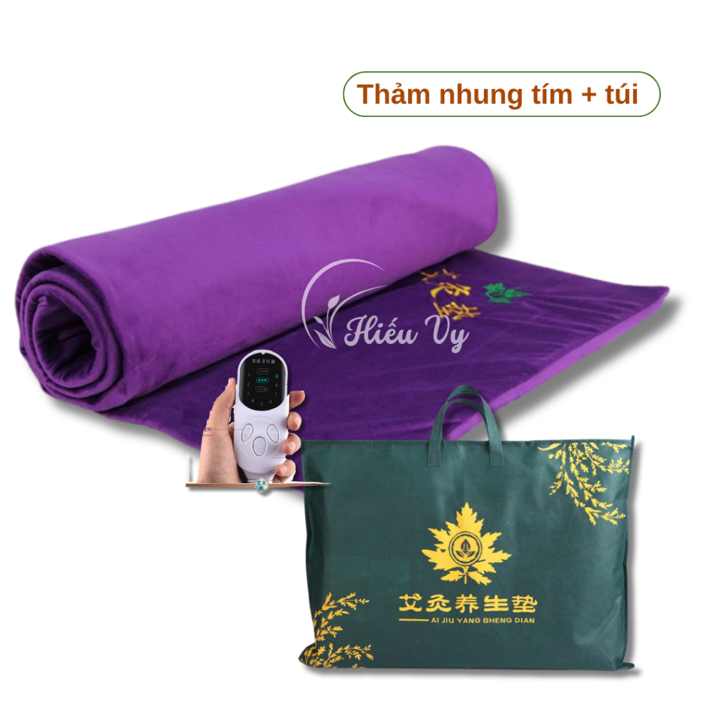 Tím nhung + túi