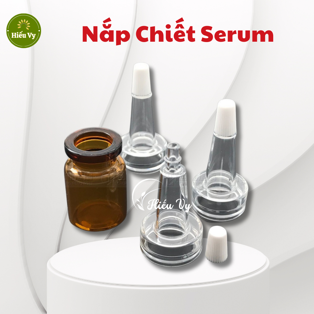 Combo 5 Nắp bóp, nắp chiết serum silicon
