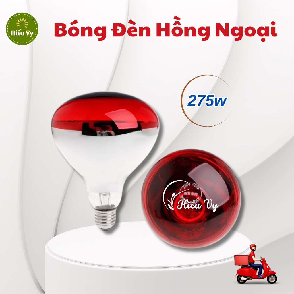 Bóng đèn hồng ngoại công suất 275w cho đèn hồng ngoại trị liệu, sưởi ấm