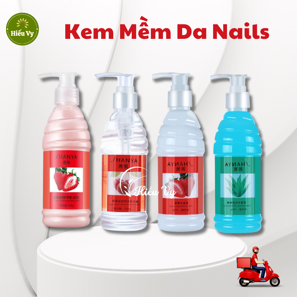 Kem làm mềm da nails, da gót chân vị hoa quả 200ml