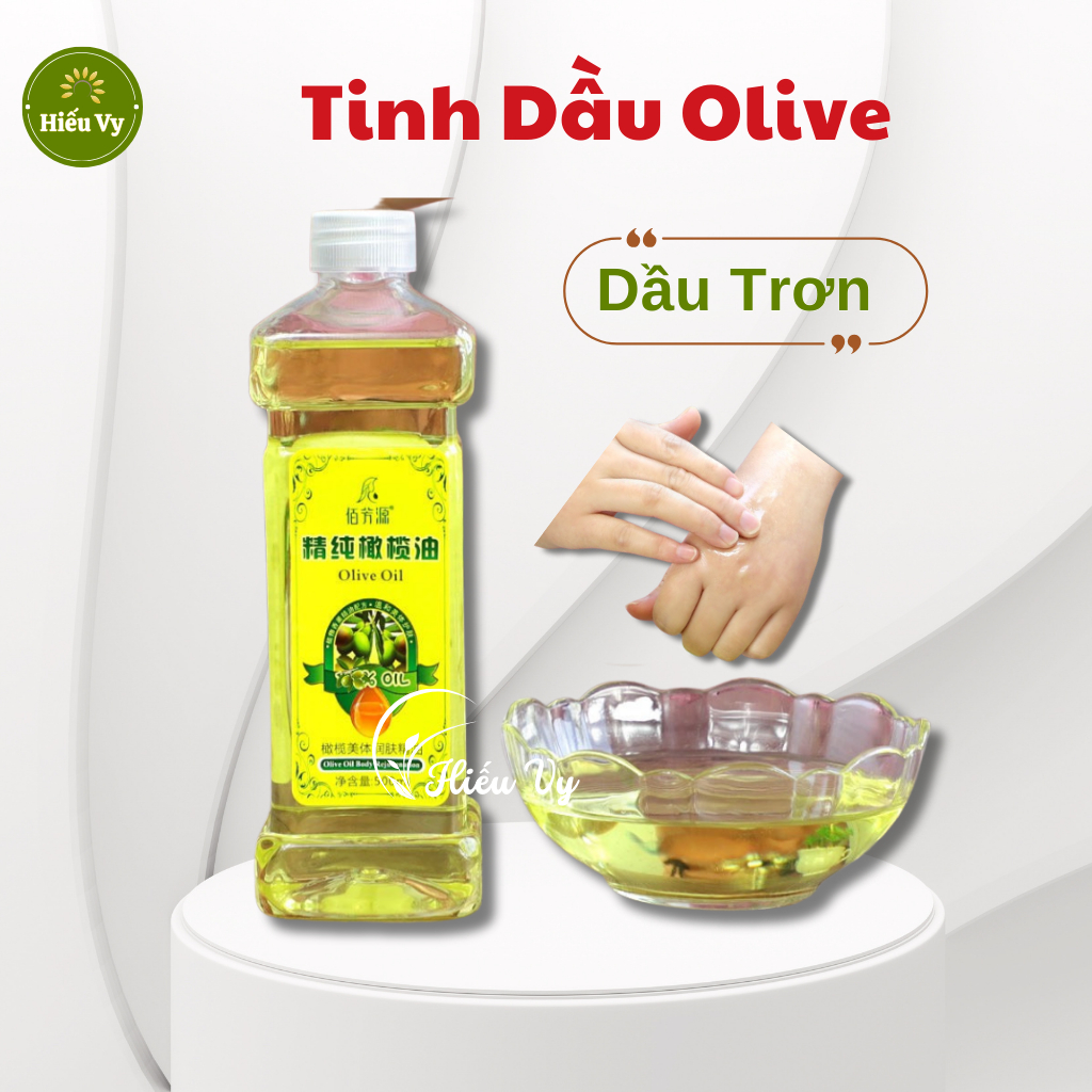 Tinh Dầu Massage Body Oliu Thơm Dịu 500ml | Dầu Matxa Body Trơn Spa