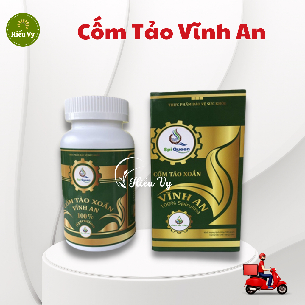 Cốm Tảo Xoắn Vĩnh An 100gam cấp ẩm, dưỡng trắng sáng da mặt