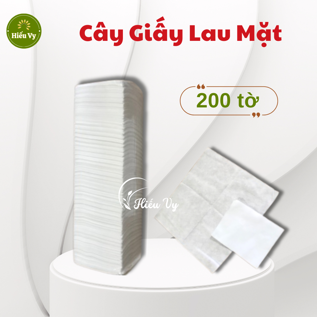 Cây Giấy Lau Mặt 200 Tờ Cho Spa, Thẩm Mỹ Viện l Hàng Chất Lượng Cao