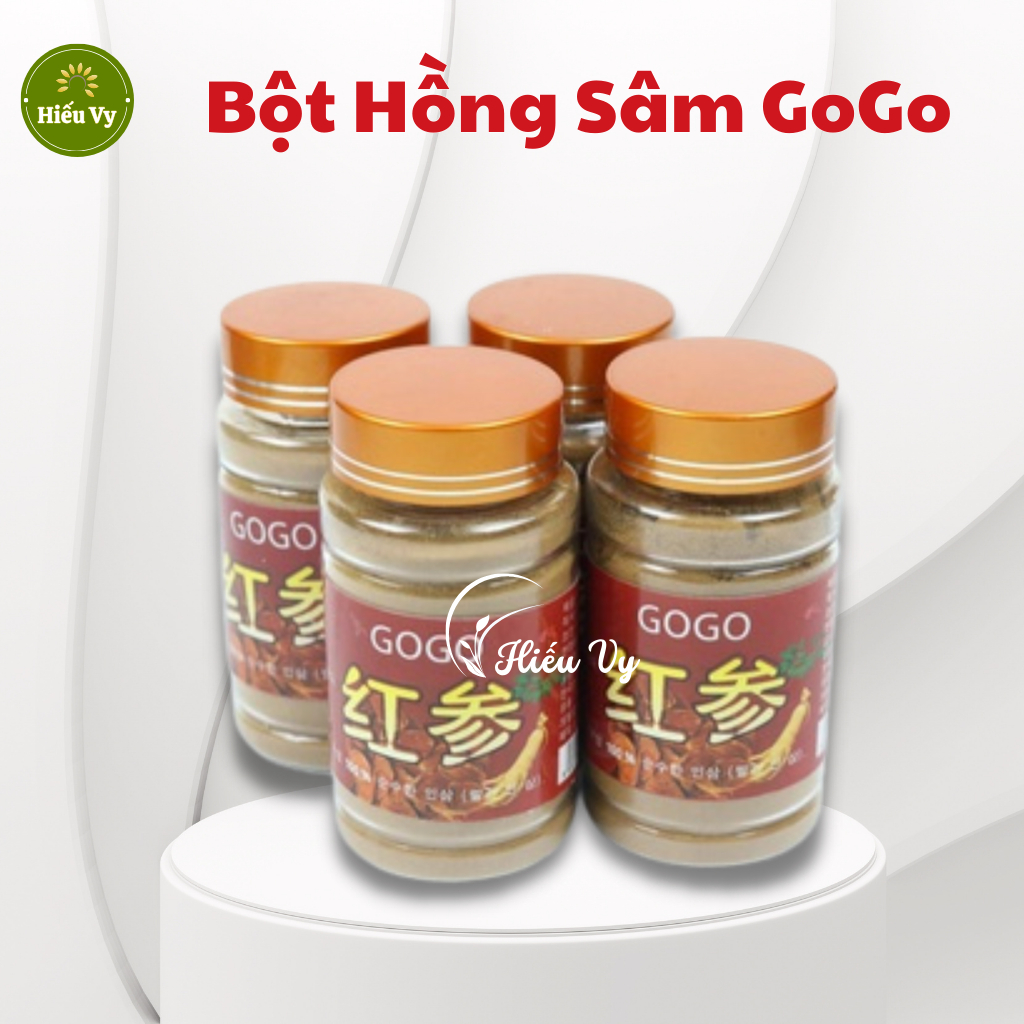 Bột Hồng Sâm Gogo Hàn Quốc 100gam cấp ẩm, dưỡng trắng sáng da
