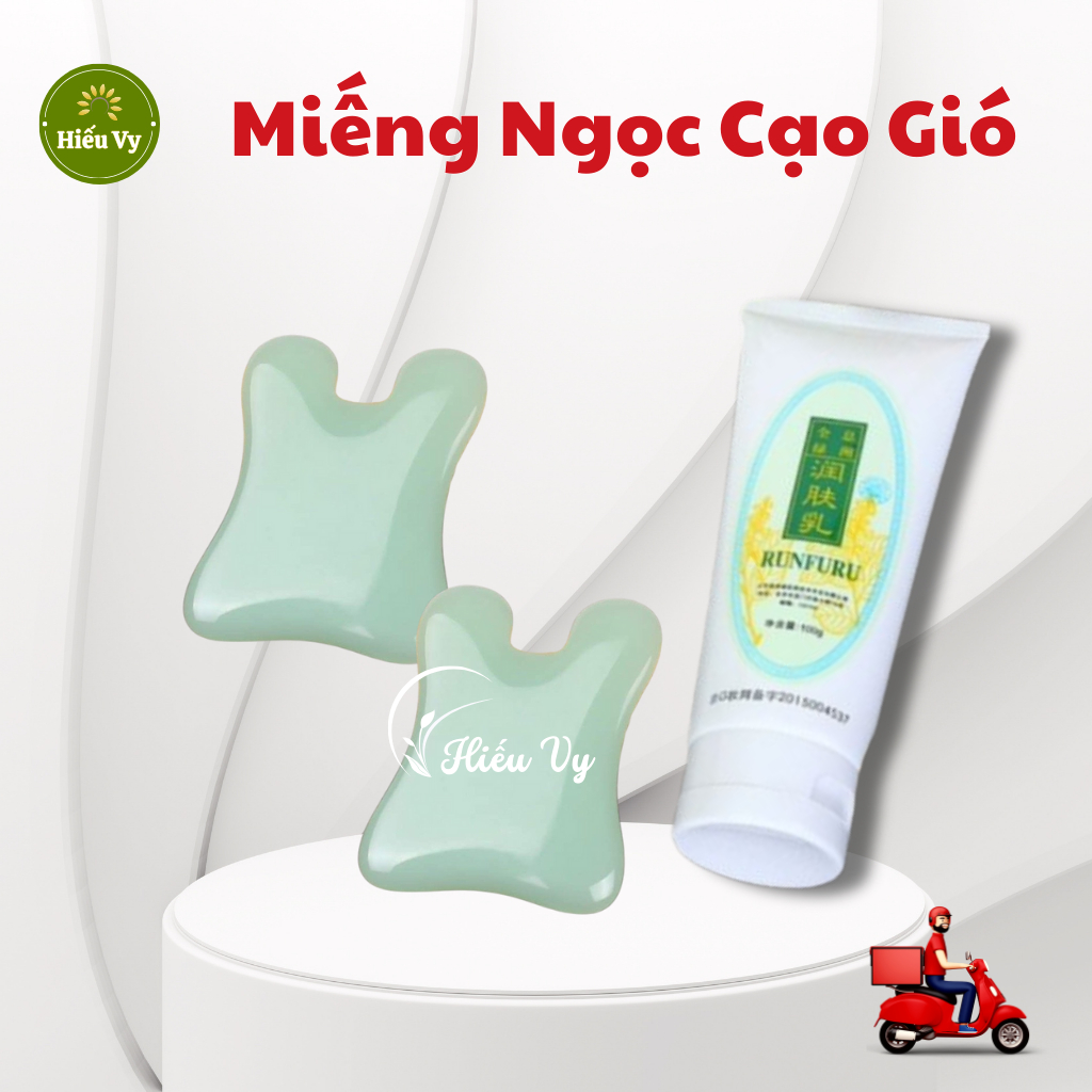 Ngọc cạo gió massage mặt nâng cơ đả thông kinh lạc cho spa dưỡng sinh